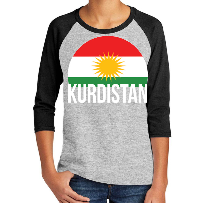 Kurdistan Kurds Syria Iraq Gift   Turkey Flag For Youth 3/4 Sleeve by ChuArt. | Artistshot