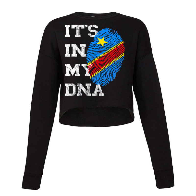 It's In My Dna Congolese Genetic Congo Pride Afric Cropped Sweater by krumsiek | Artistshot