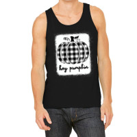 Fall Black And White Plaid Hey Pumpkin T Shirt Tank Top | Artistshot