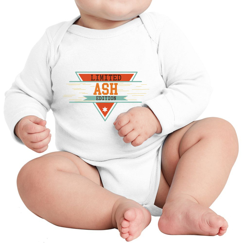 Limited Ash Edition T Shirt Long Sleeve Baby Bodysuit by voutsro | Artistshot