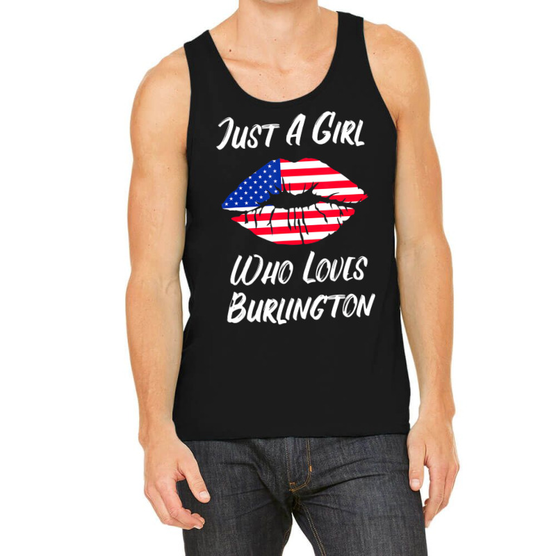 Lips Mouth Love American Flag Burlington T Shirt Tank Top | Artistshot