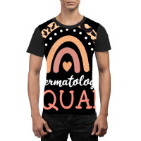 Dermatology Squad Leopard Rainbow Dermatologist Sk Graphic T-shirt | Artistshot