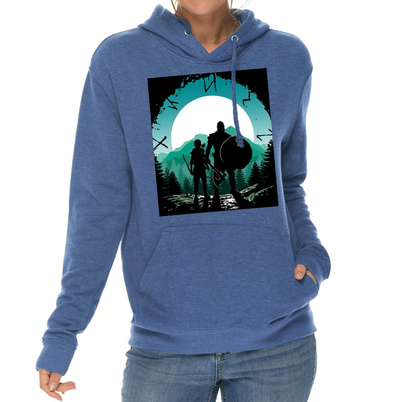 Kratos And Son Lightweight Hoodie | Artistshot