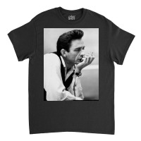 Johnny Cash-thinking Classic T-shirt | Artistshot