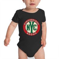 Kingsbridge Vintage Road Sign Distressed Print T S Baby Bodysuit | Artistshot