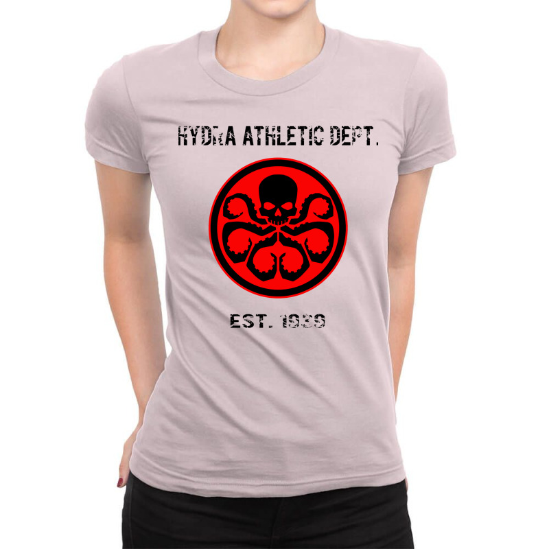 Hydra Athletic Department Ladies Fitted T-Shirt by hackelsodrulg | Artistshot