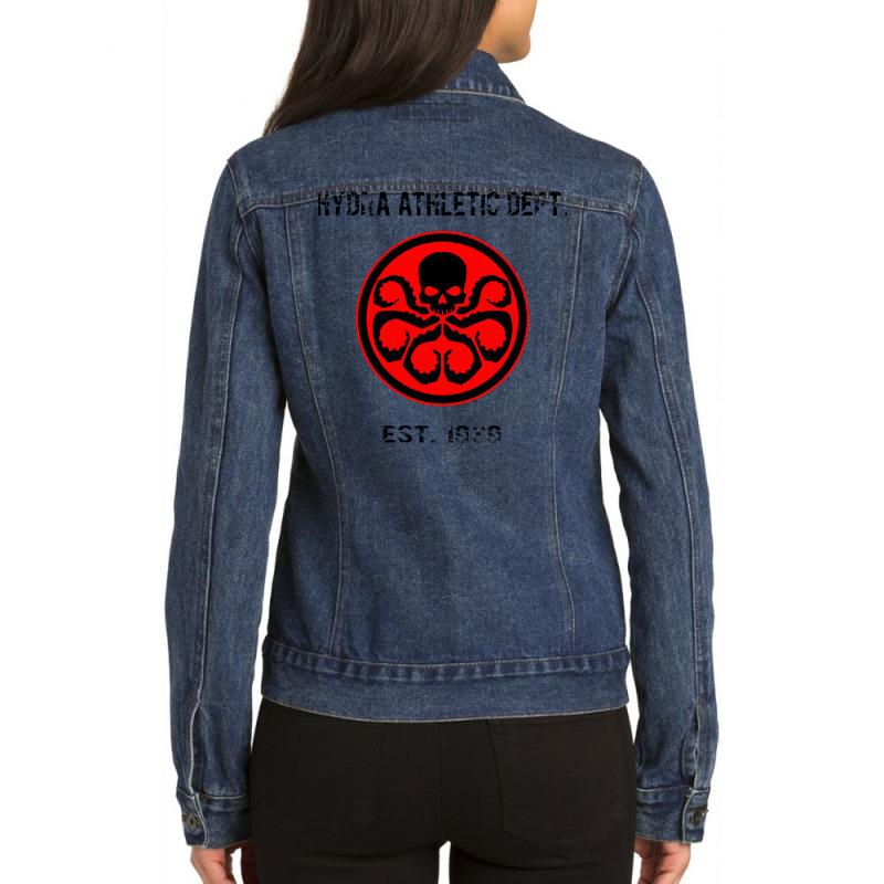 Hydra Athletic Department Ladies Denim Jacket by hackelsodrulg | Artistshot