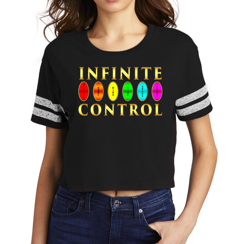 Infinite Control Scorecard Crop Tee by arcarodrumerg | Artistshot