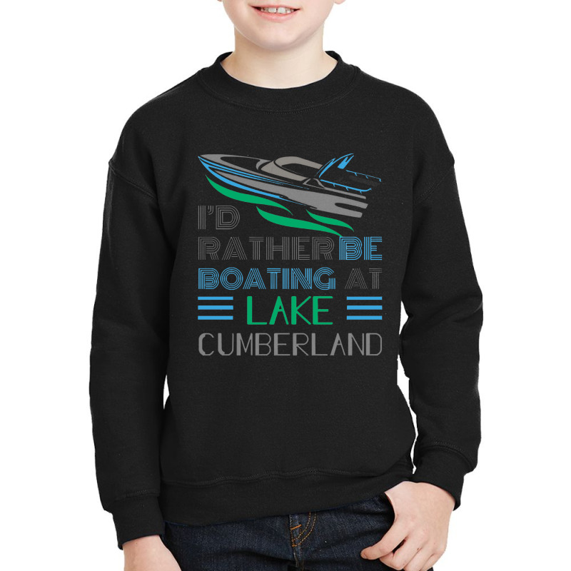 Ocean Boat  Pontoon Boating Youth Sweatshirt | Artistshot