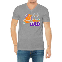 Basketball Dad V-neck Tee | Artistshot