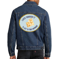 Saltine Sticker Sticke Men Denim Jacket | Artistshot