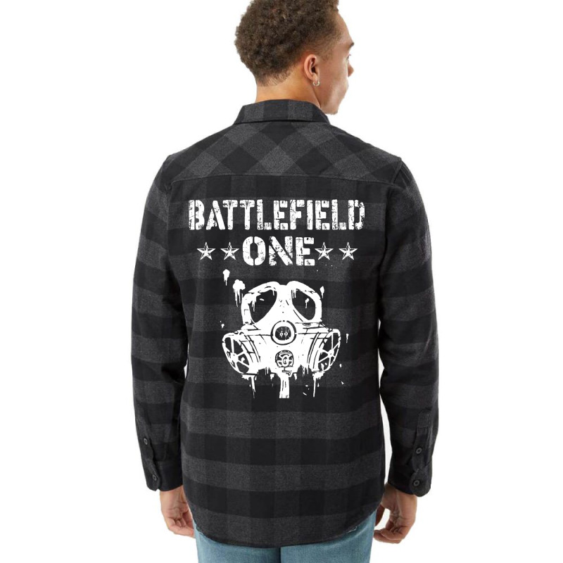 Battlefield One Gas Mask Flannel Shirt by gemasteksl | Artistshot