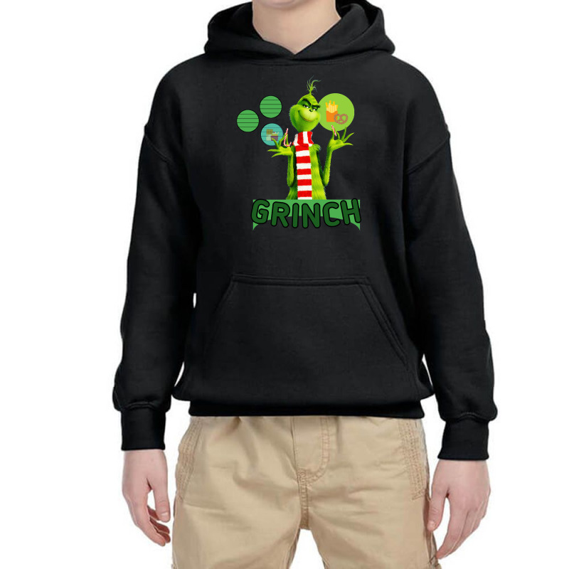 Limited Edition The Grinch Happy Christmas Day Youth Hoodie by adarandella | Artistshot