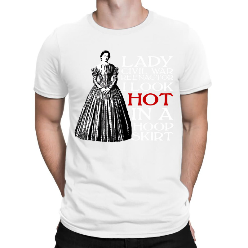 Lady Civil War Reenactor Historical Reenactment T T-Shirt by kranendon | Artistshot