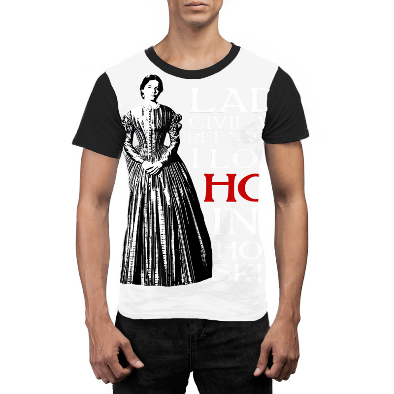 Lady Civil War Reenactor Historical Reenactment T Graphic T-shirt by kranendon | Artistshot