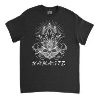 Mediation, Lotus Seat, Lotus Flower, Namaste Buddh Classic T-shirt | Artistshot