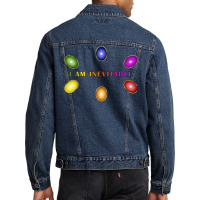 I Am Inevitable 2 Men Denim Jacket | Artistshot