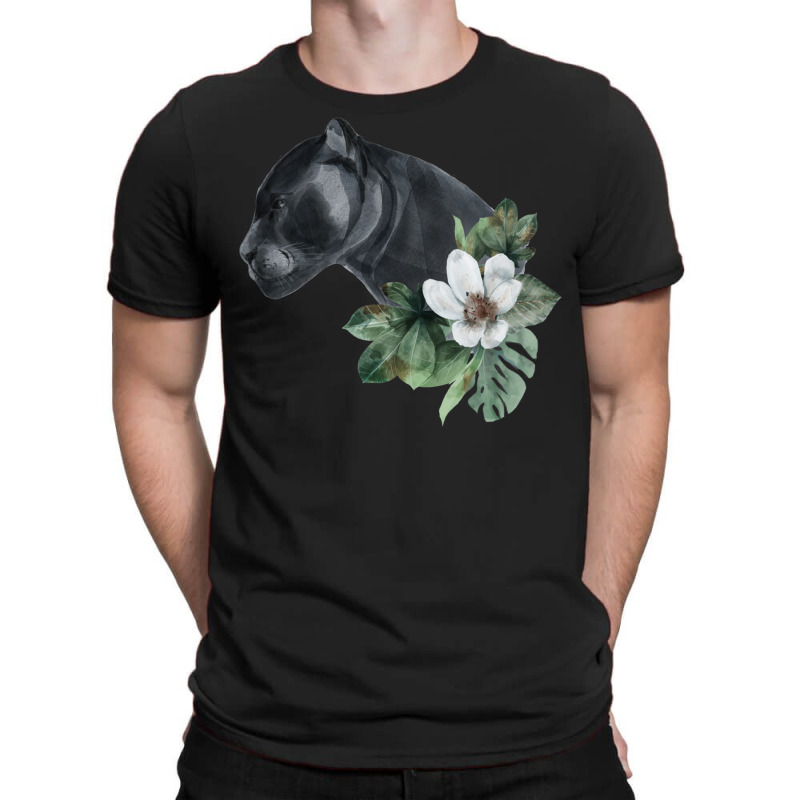 Beautiful Watercolor Panther T-Shirt by gemasteksl | Artistshot