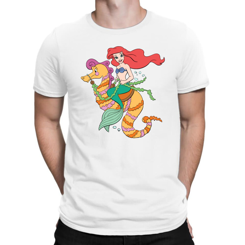 Mermaid And Seahorse T-shirt | Artistshot