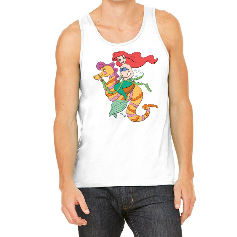 Mermaid And Seahorse Tank Top | Artistshot