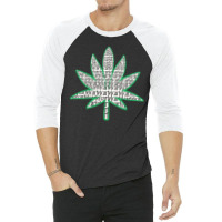 Feuille Cannabis 3/4 Sleeve Shirt | Artistshot