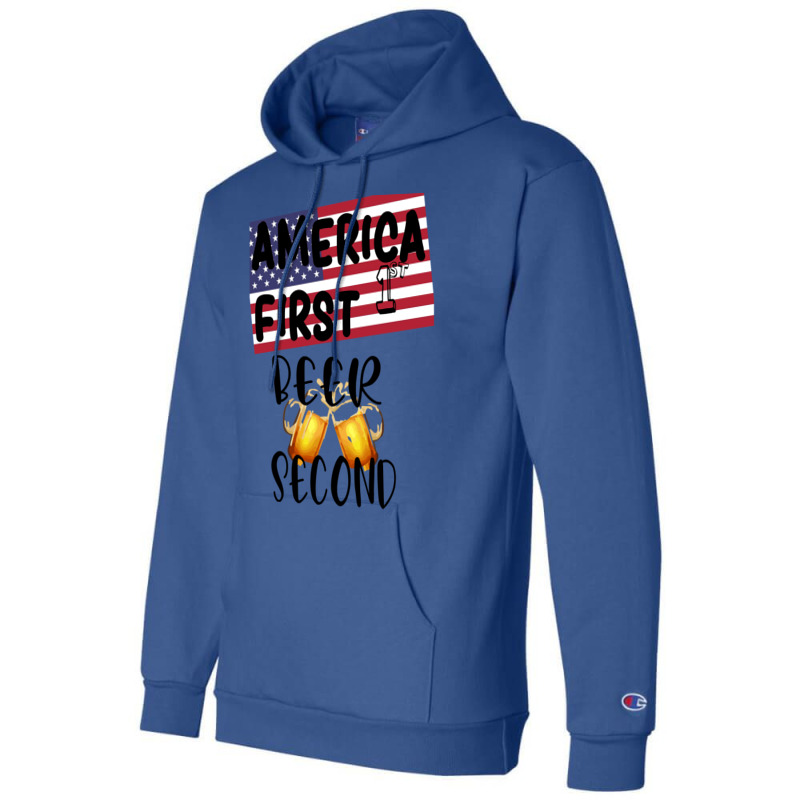 Beer Second Graphic Masque Champion Hoodie by gemasteksl | Artistshot