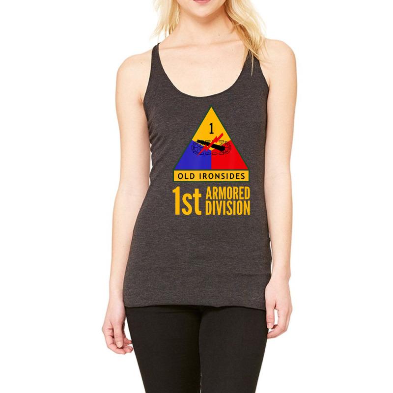 1st Armored Division Army Old Ironsides Us Usa Mil Racerback Tank by ewubea | Artistshot