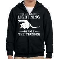 Thunder Dragon Birthday Gift T Shirt Youth Zipper Hoodie | Artistshot