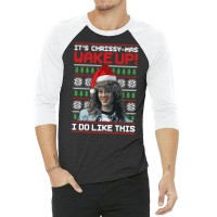 Happy Chrissymas 3/4 Sleeve Shirt | Artistshot