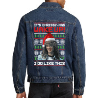 Happy Chrissymas Men Denim Jacket | Artistshot