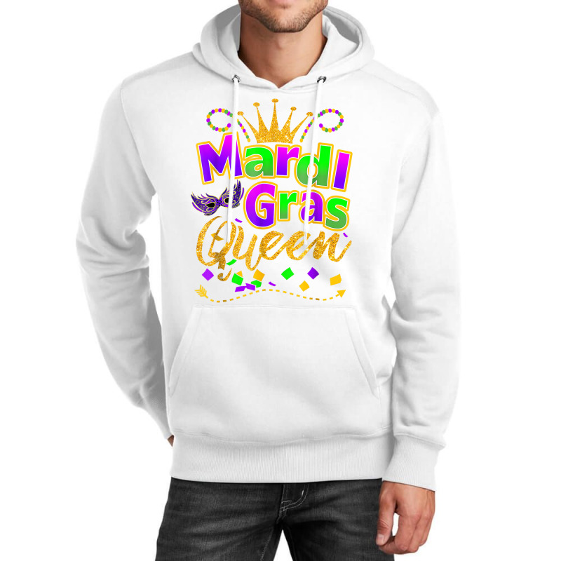 Mardi Gras Queen Crown Parade Costume Party Women Unisex Hoodie by scrabeck | Artistshot