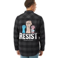 Resist! Stand Up For Trans Rights! Flannel Shirt | Artistshot