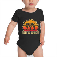 8 Year Old Gifts Vintage 2013 Limited Edition 8th Baby Bodysuit | Artistshot