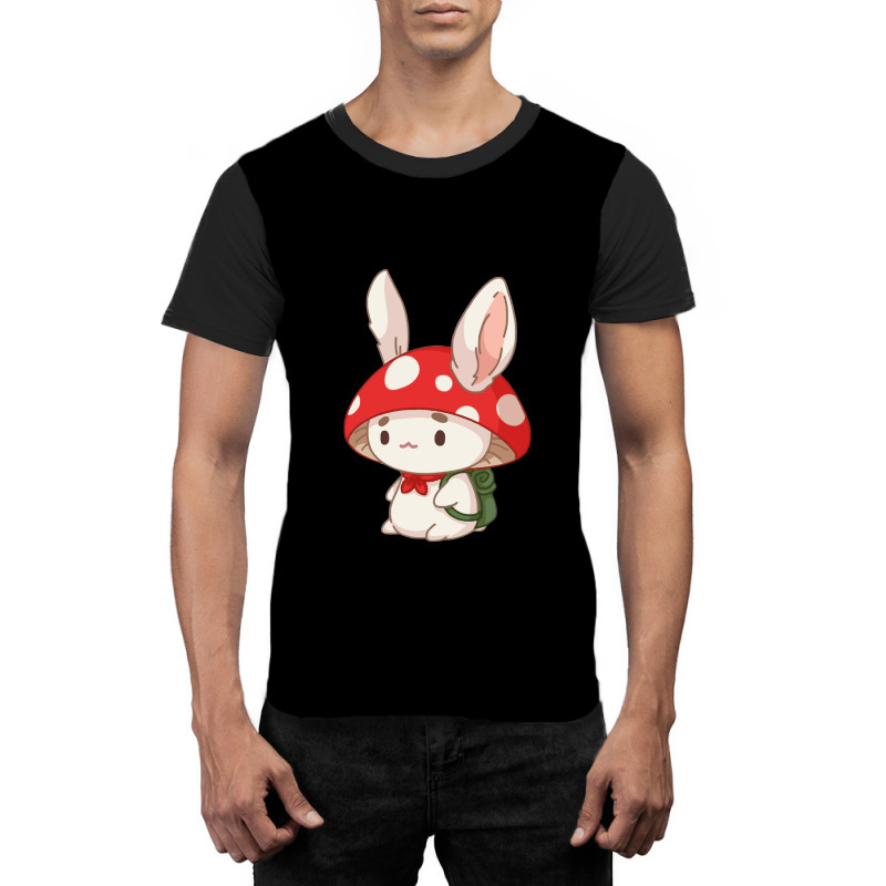 Mushroom Cat Graphic T-shirt | Artistshot