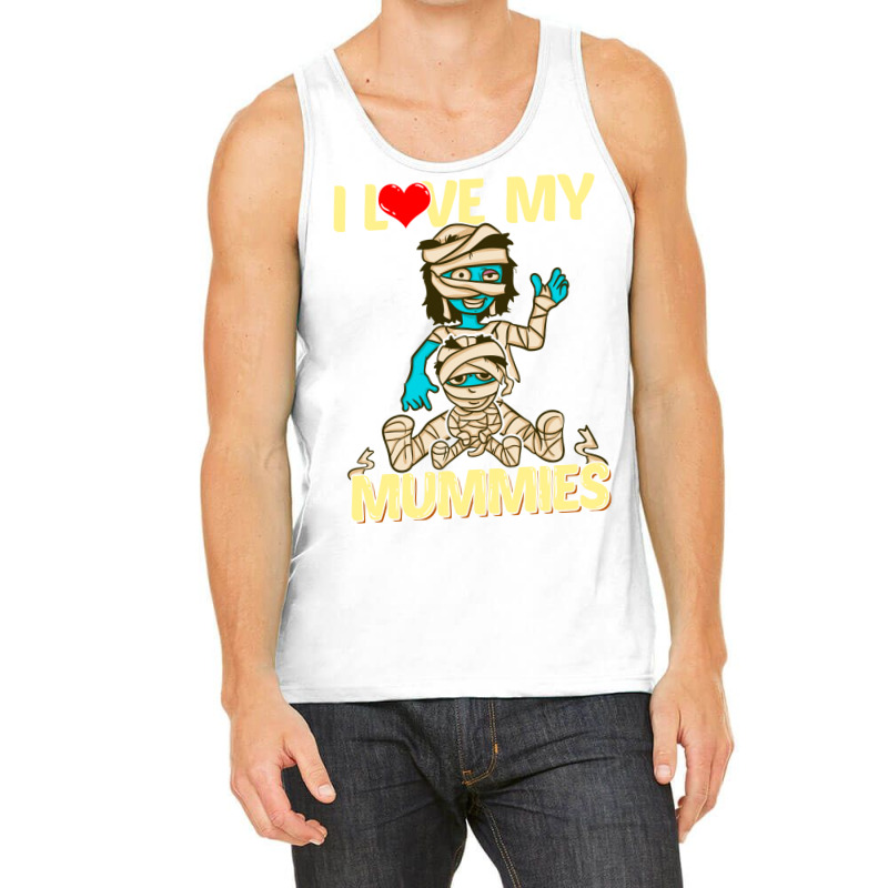 I Love My Mummies! Funny Halloween Gift For Lgbtq Tank Top by hackelsodrulg | Artistshot