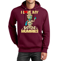 I Love My Mummies! Funny Halloween Gift For Lgbtq Unisex Hoodie | Artistshot