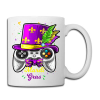 Mardi Gras Video Game Controller Jester Mask Costu Coffee Mug | Artistshot