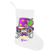 Mardi Gras Video Game Controller Jester Mask Costu Holiday Stocking | Artistshot