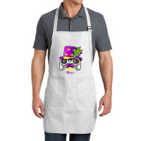 Mardi Gras Video Game Controller Jester Mask Costu Full-length Apron | Artistshot