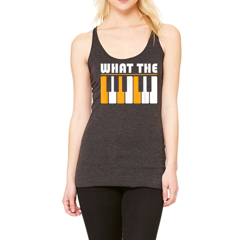 What The F Piano Chord Progression Music Note T Sh Racerback Tank by byrneo | Artistshot