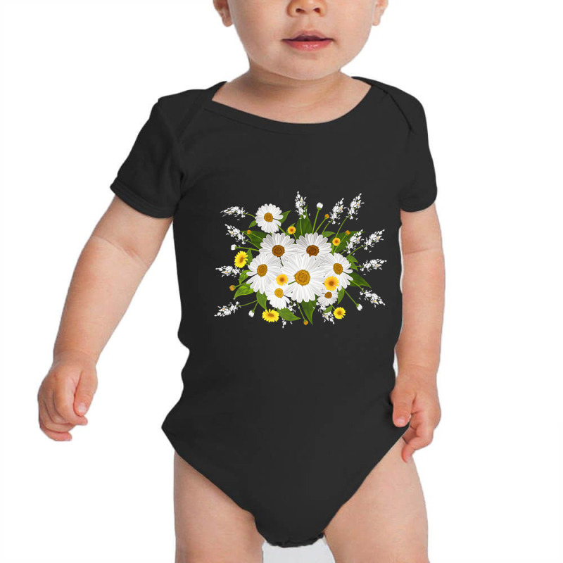 Marguerites Daisy Spring Flower Daisies Plant Gard Baby Bodysuit | Artistshot