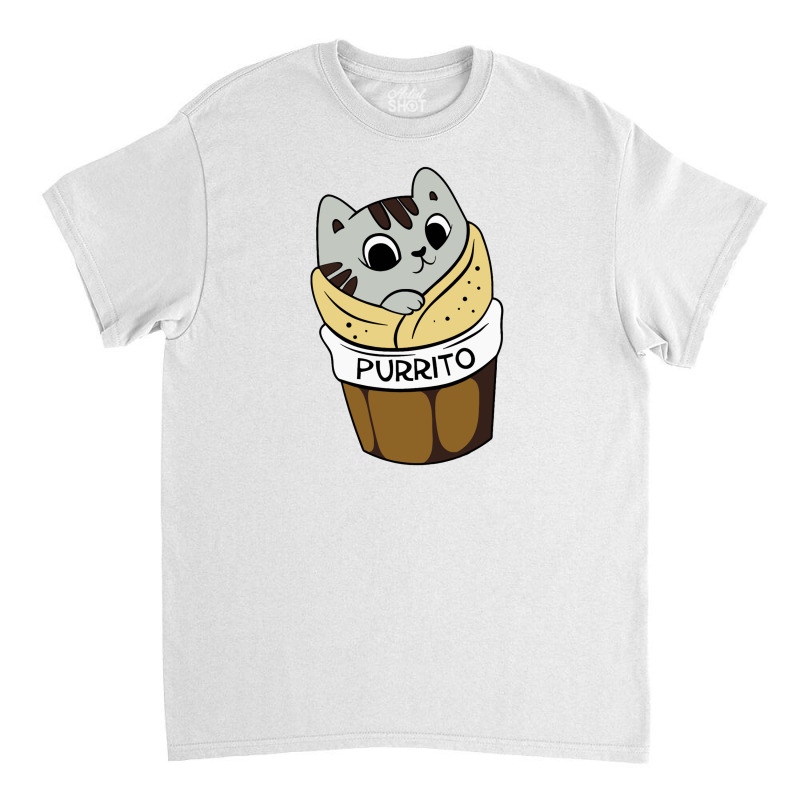 Purrito Cat Classic T-shirt | Artistshot