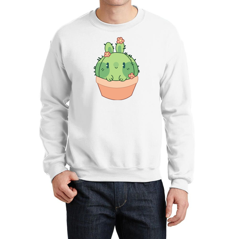 Rabbit Cactus Crewneck Sweatshirt | Artistshot