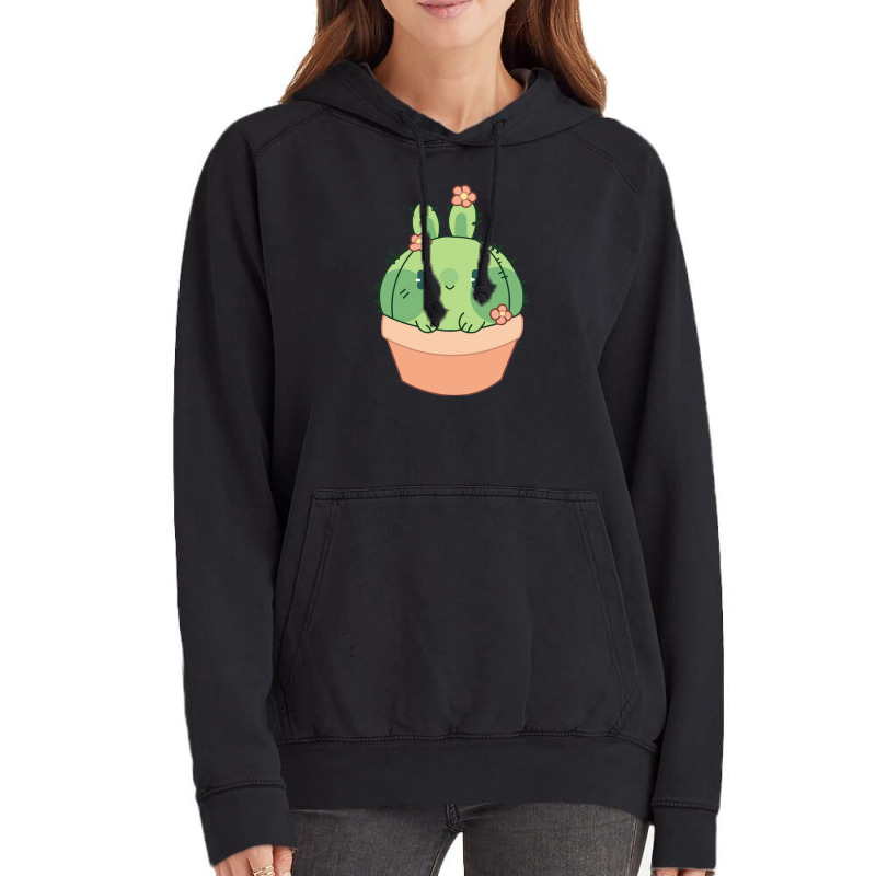 Rabbit Cactus Vintage Hoodie | Artistshot