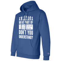 What Part Of Chess Don't You Understand Chess Sici Champion Hoodie | Artistshot