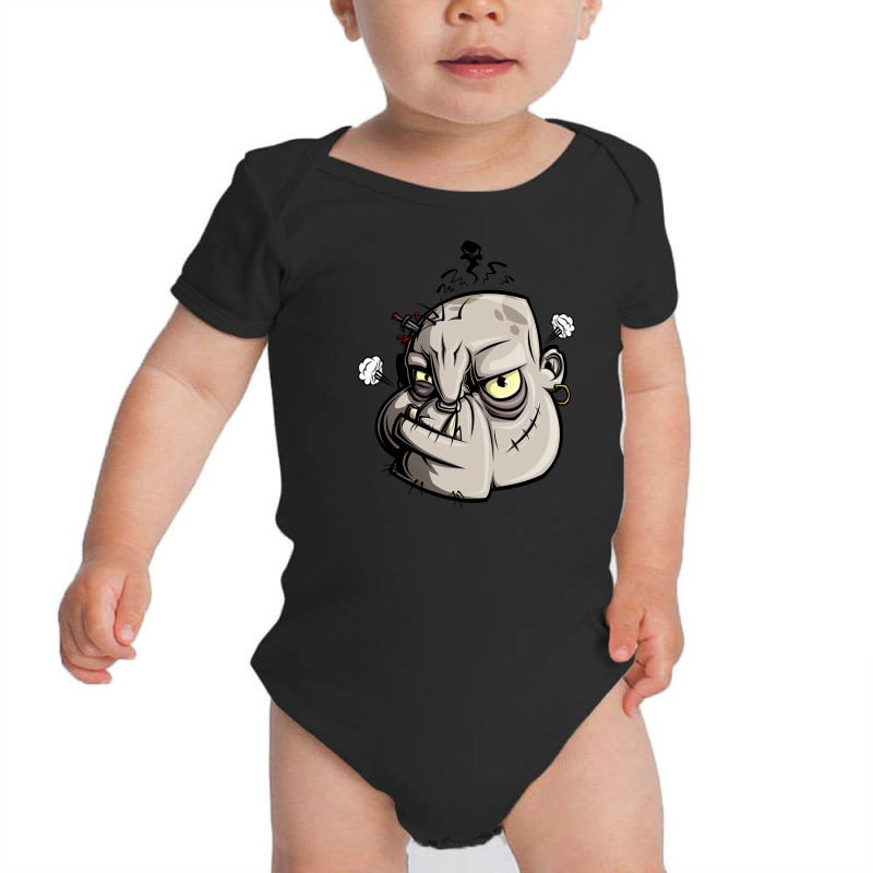 Angry Ogre. Baby Bodysuit by Denz. | Artistshot