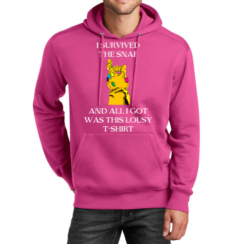 I Survived The Snap Unisex Hoodie by hackelsodrulg | Artistshot