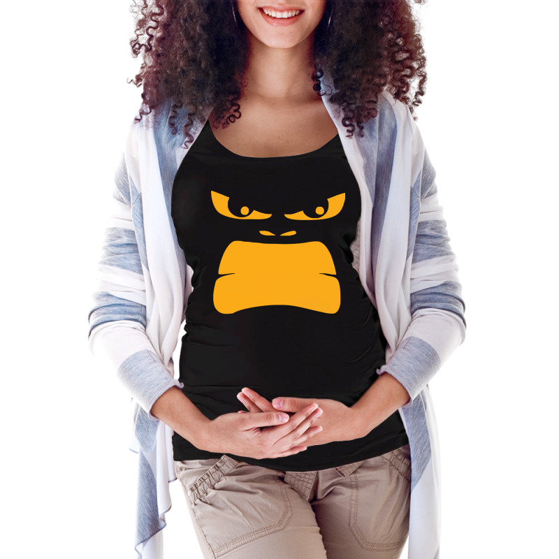 Angry Gorilla Face Maternity Scoop Neck T-shirt by Denz. | Artistshot