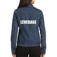 Leverage Trader T Shirt Ladies Denim Jacket | Artistshot