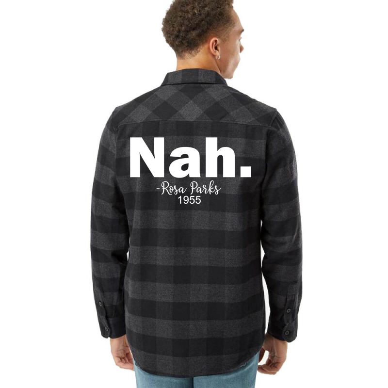 Black History Month Nah African American Heritage Flannel Shirt | Artistshot